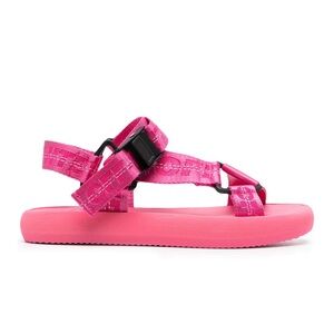 Off White Trek Sandals in pink